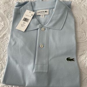 Lacoste size small light blue and brand new